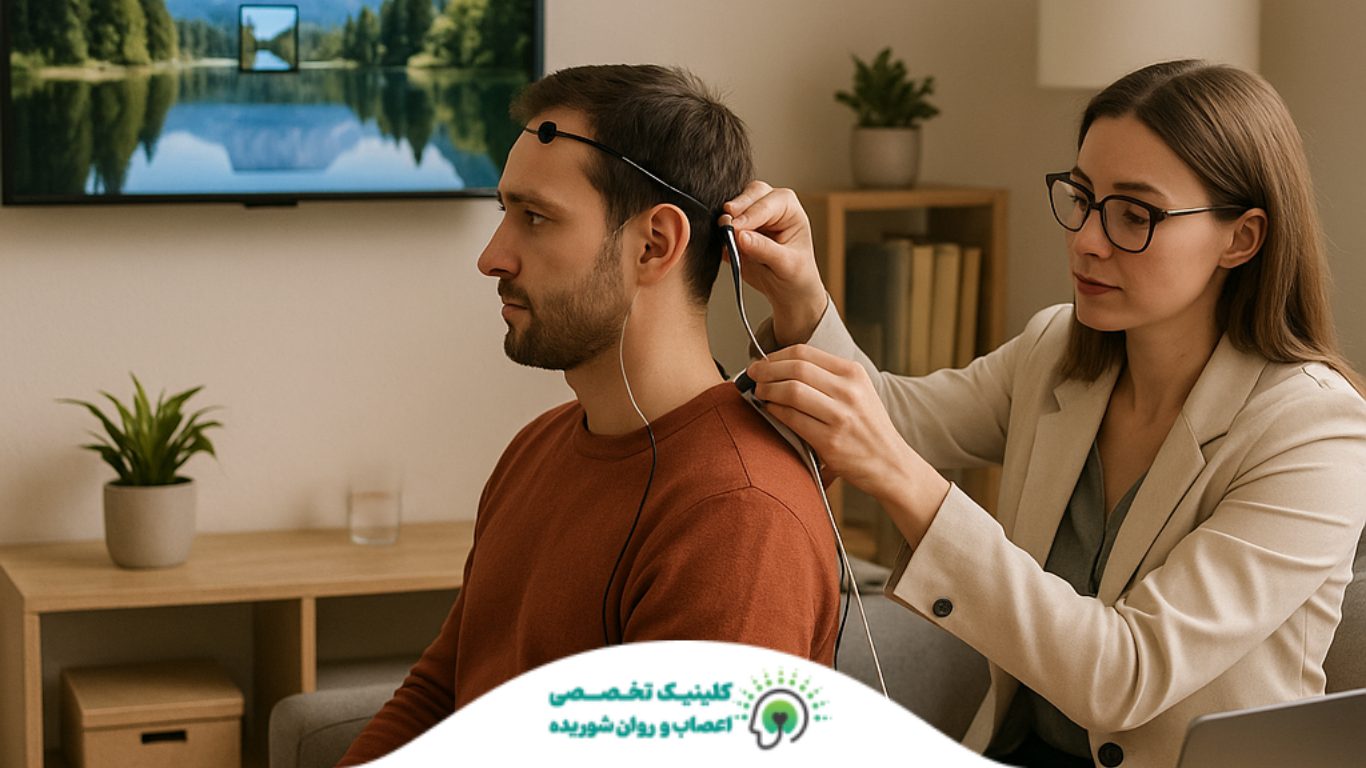 جلسه tDCS در مرکز شوریده