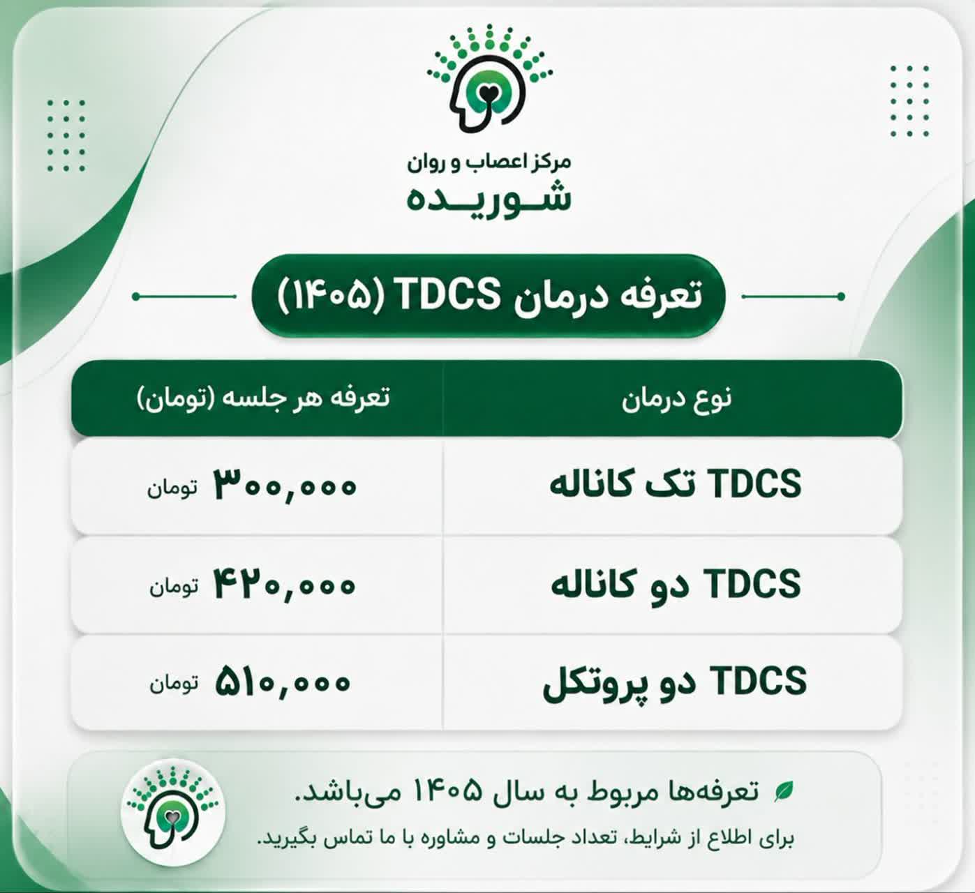 هرینه-tdcs-در-مشهد-1405